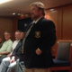 Sean David Morton, acting as master of ceremonies during the closing panel at the Conspira Sea.
